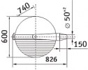 Размеры светильников консольных ЖКУ19, РКУ19