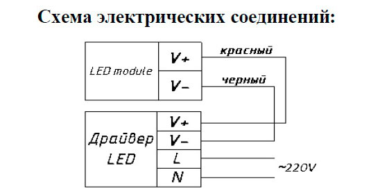 Схема электрических соединений